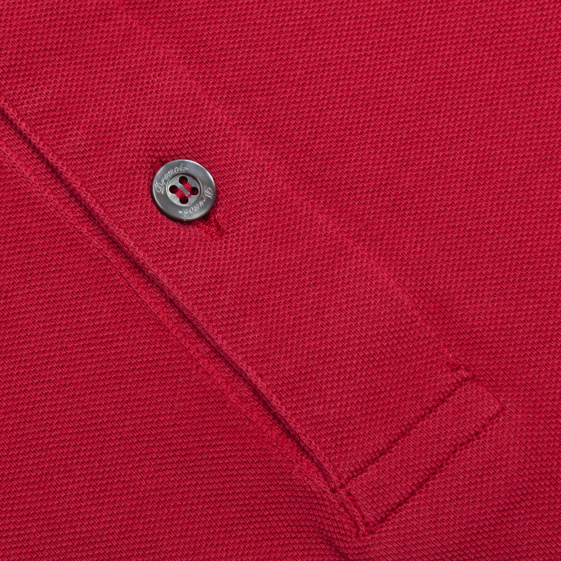 Drumohr Pique Polo rosso