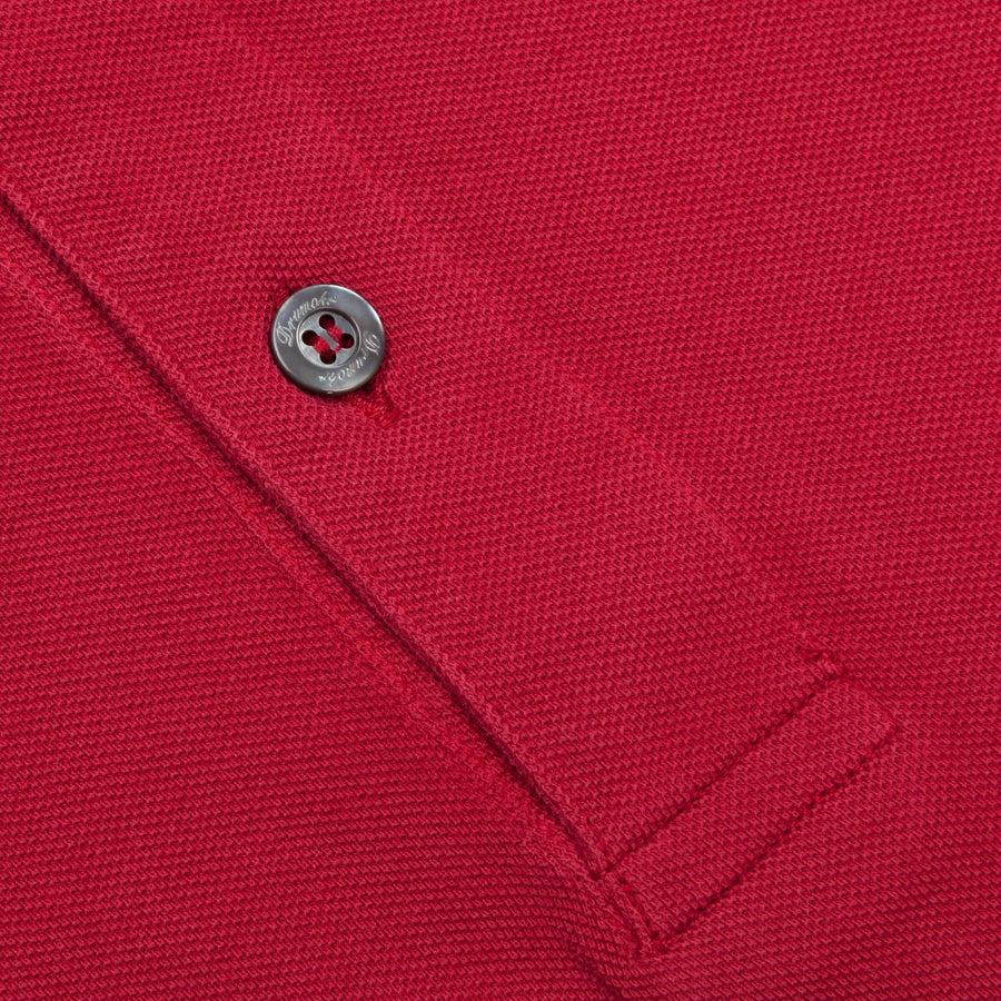 Drumohr Pique Polo rosso