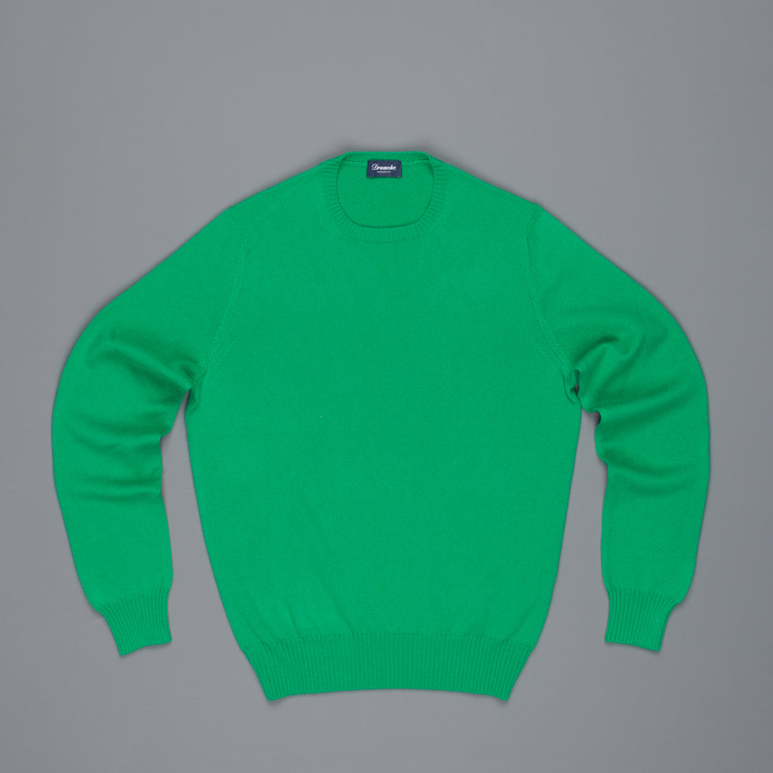 Drumohr Tabor Cashmere Crew Neck Green
