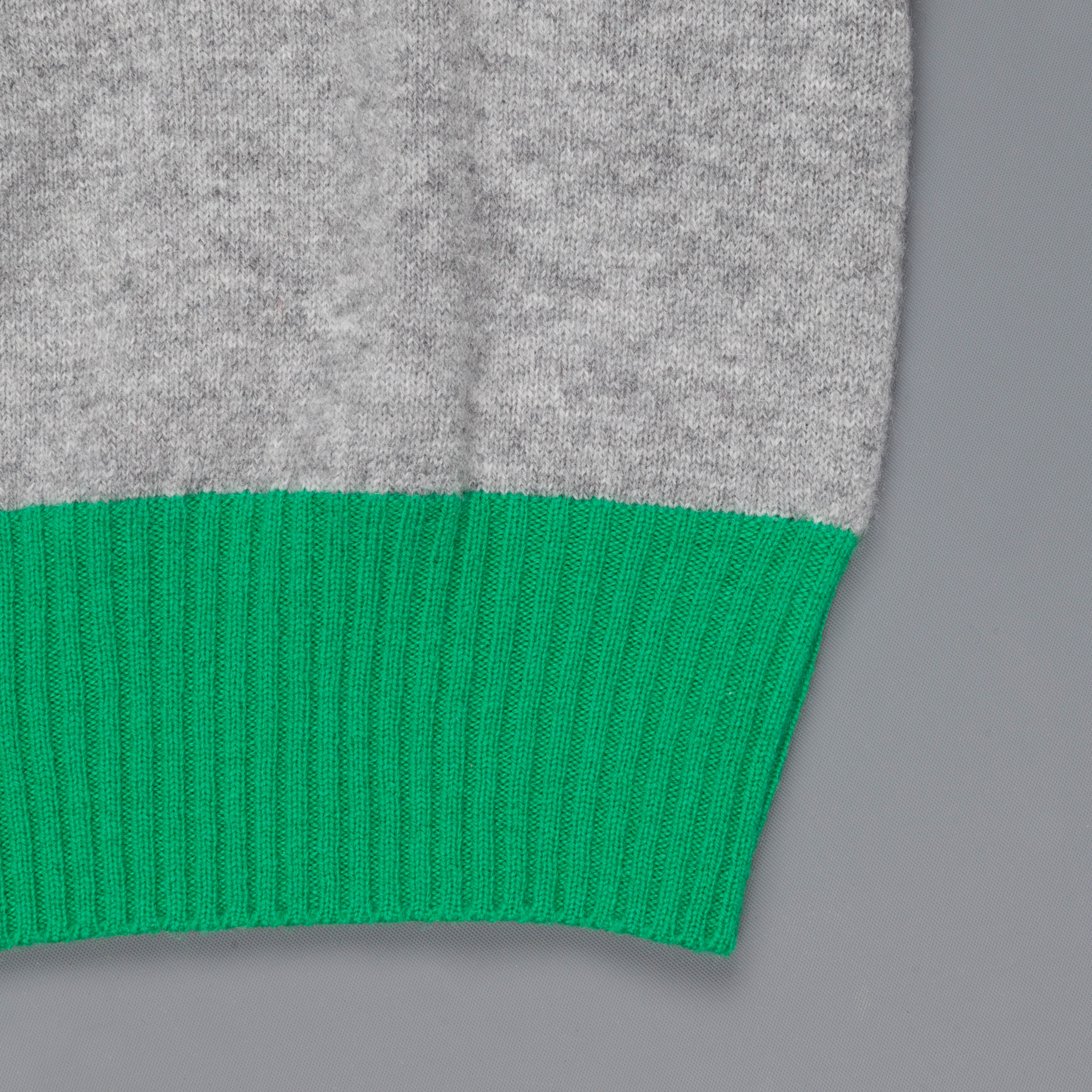 Drumohr Cashmere Crew Neck Color Block