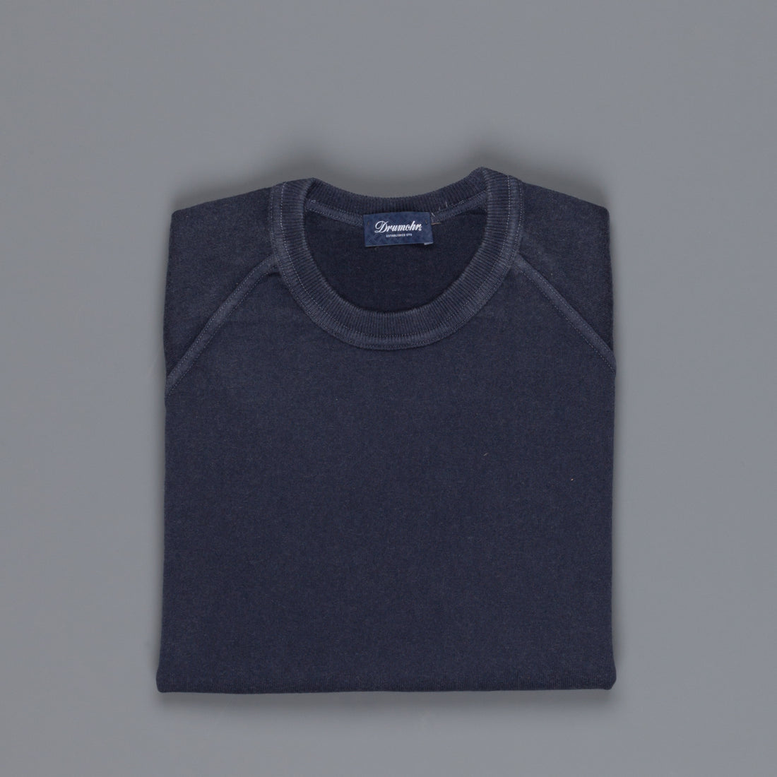 Drumohr Cashmere Sweater Frost Navy