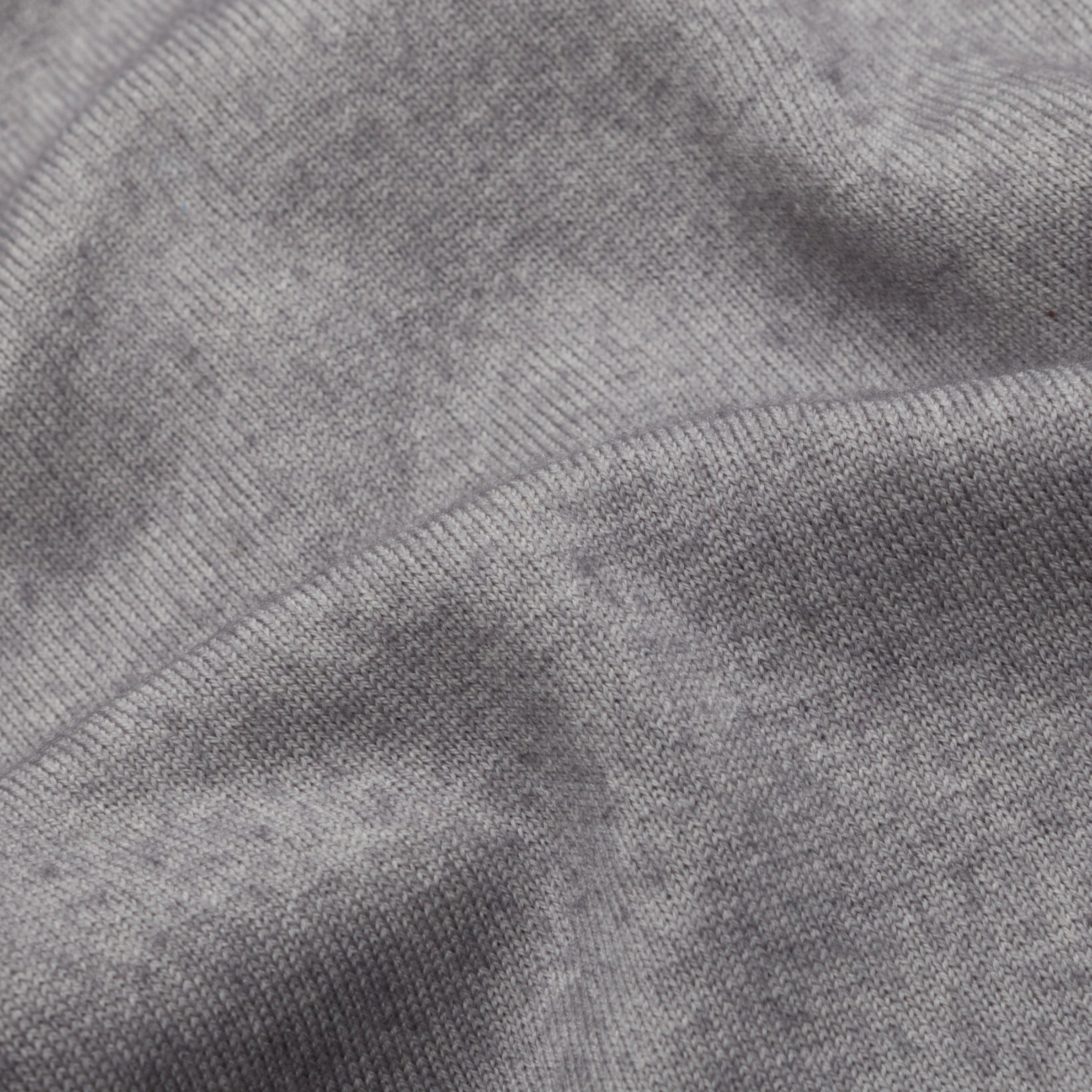 Drumohr merino wool zip raglan sweater grey