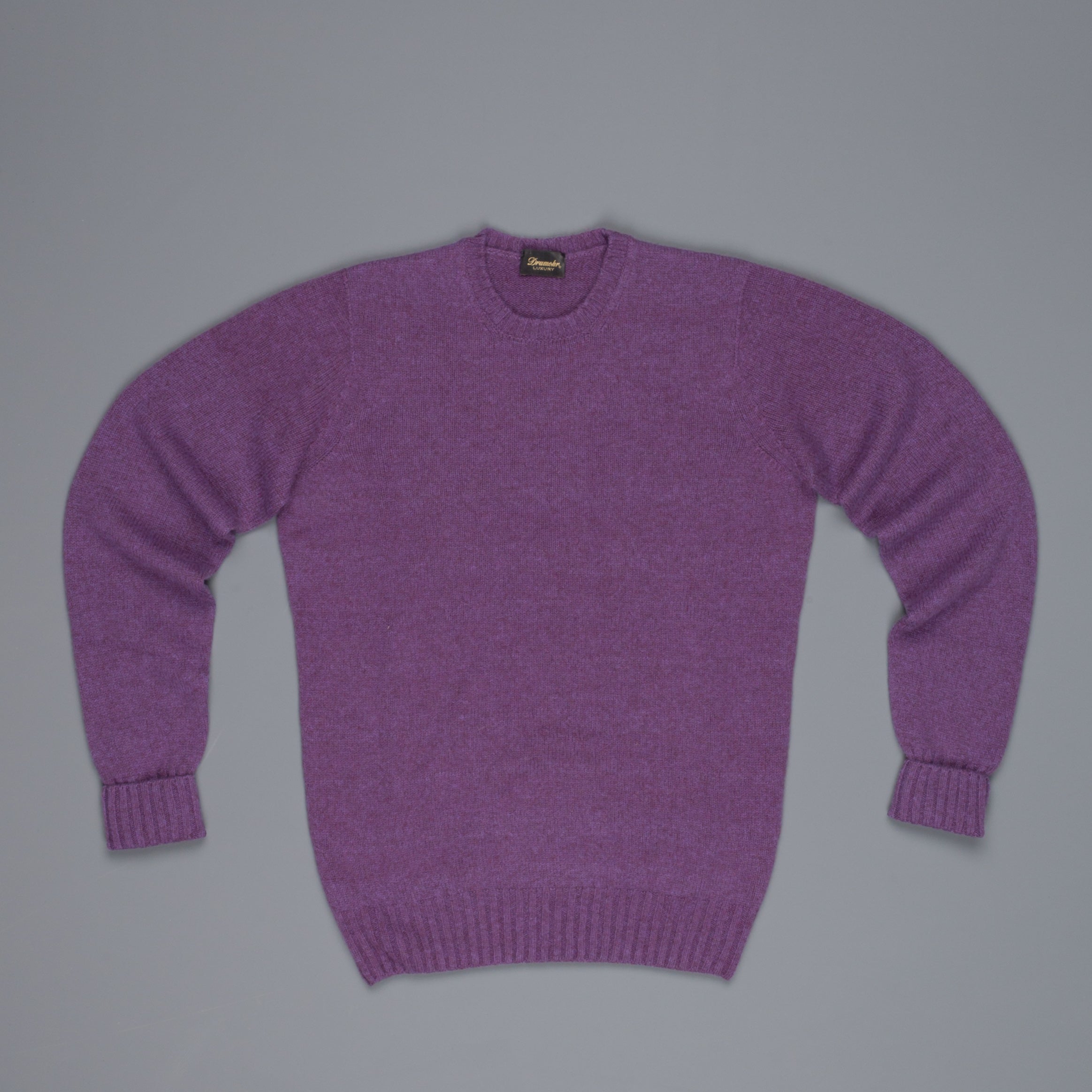 Drumohr Cashmere Crew Neck Dark Violet