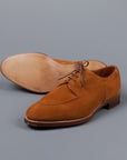 Edward Green Dover Tobacco suede on leather sole