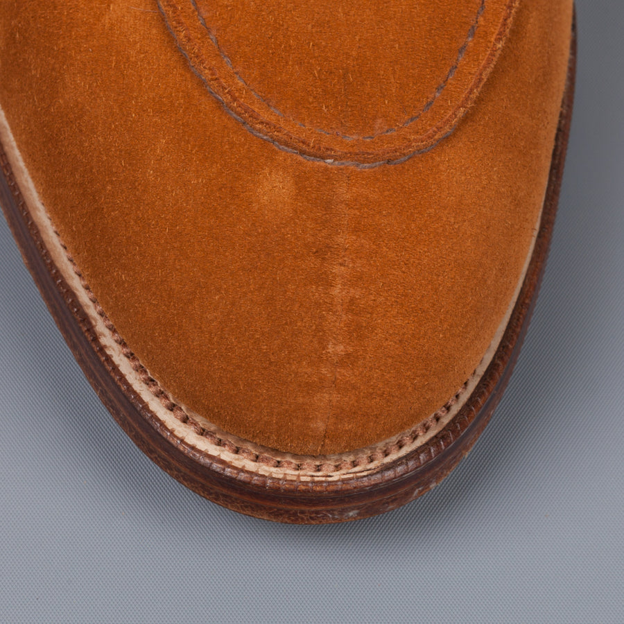 Edward Green Dover Tobacco suede on leather sole