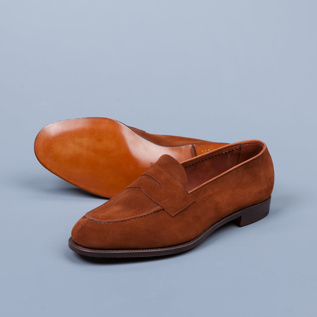 Edward Green Harrow in Snuff Suede