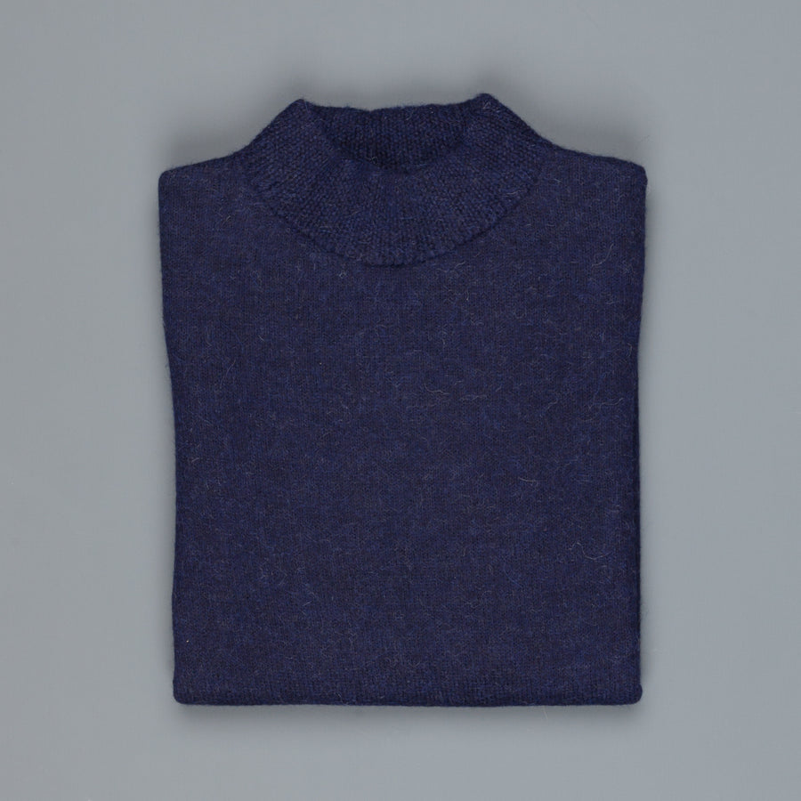 The Elder Statesman Alpaca Lightweight Call her crew Navy
