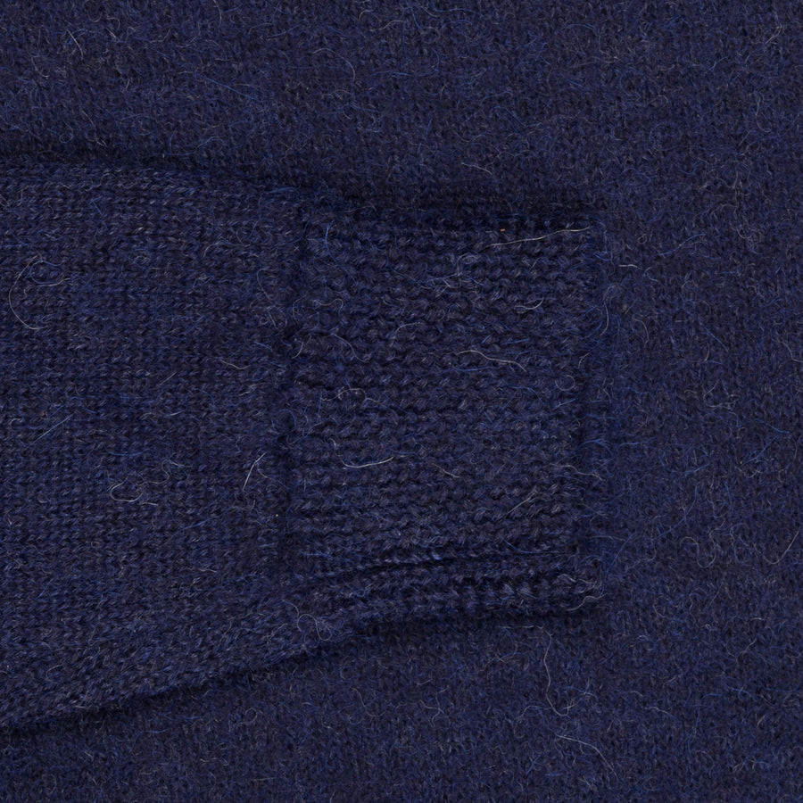 The Elder Statesman Alpaca Lightweight Call her crew Navy