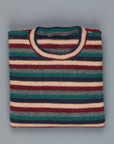 The Elder Statesman 100% Cashmere sunset stripe sweater x Frans Boone - Knokke Le Zoute Edition