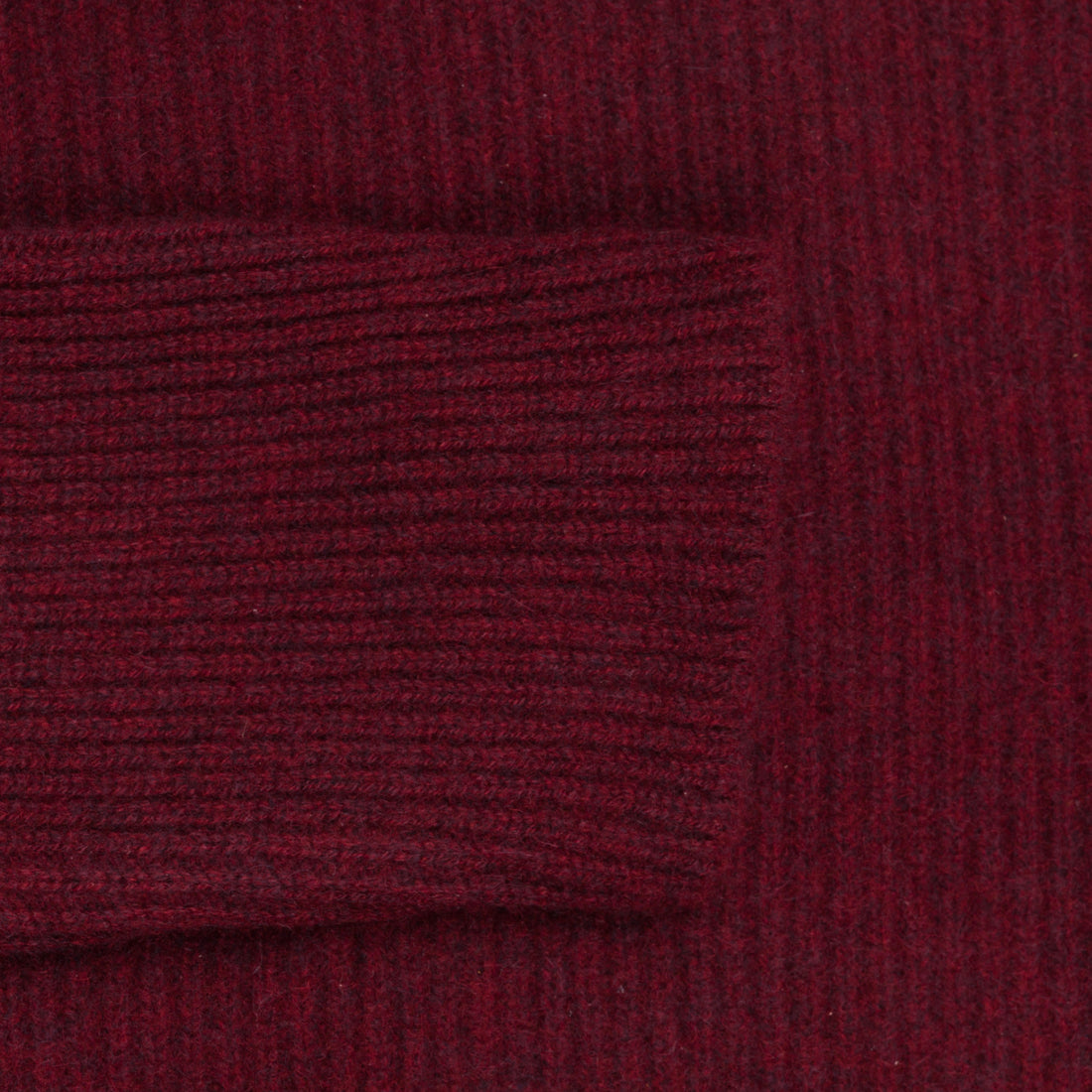 The Elder Statesman 100% cashmere medium ribbed crew Maroon
