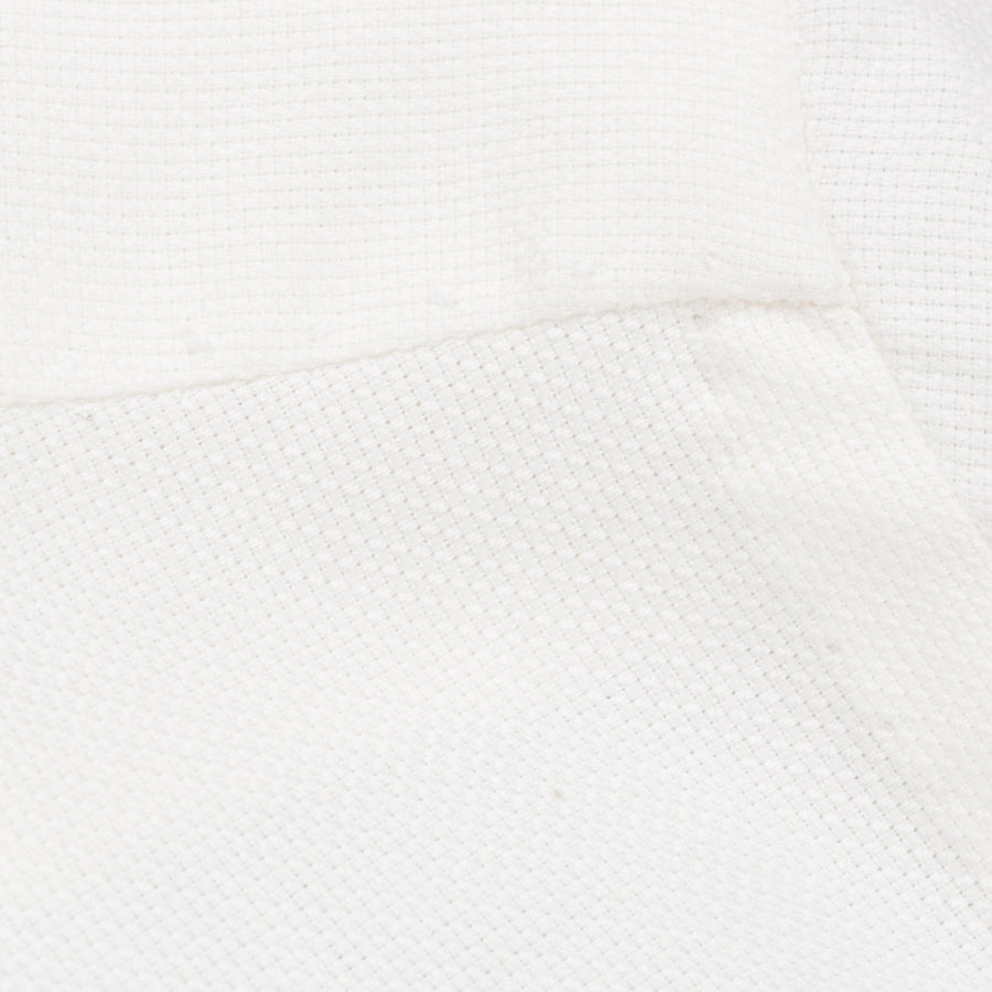 Finamore Esclusiva shirt woven piquet camel Bianco Sporco Collo Eduardo