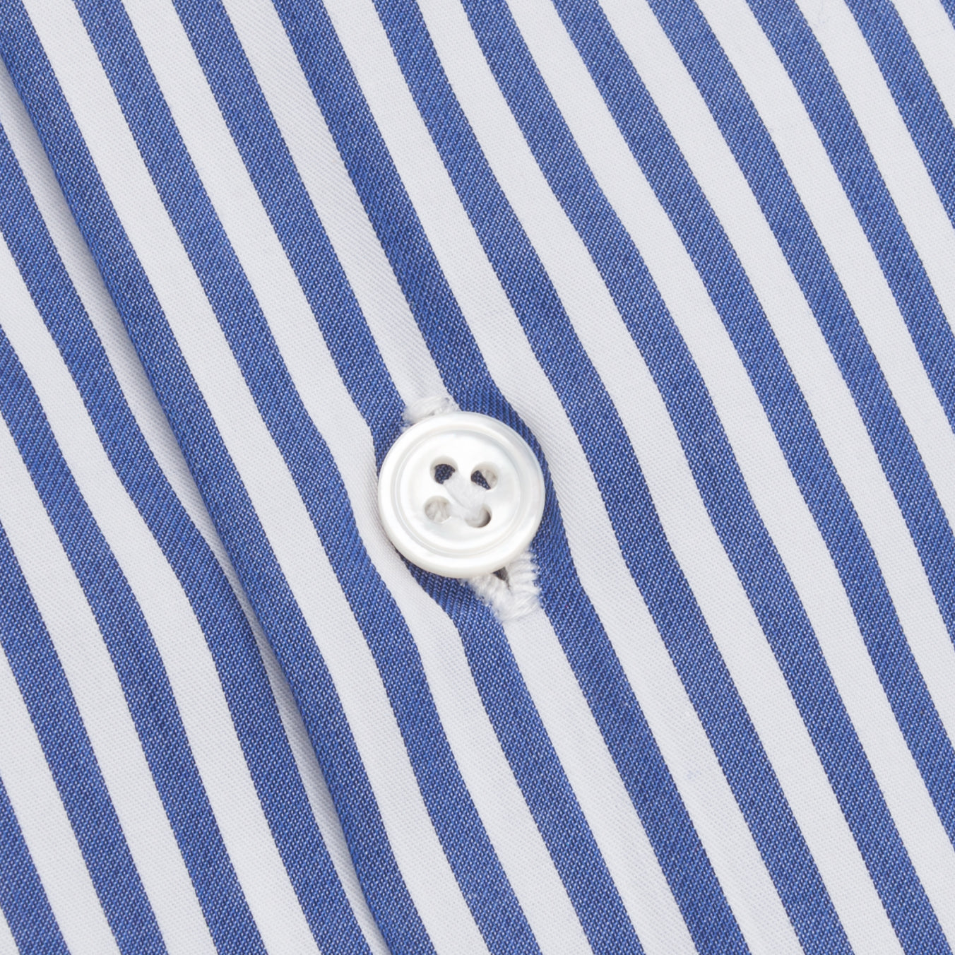Finamore Milano collo Eduardo Bengal Stripe shirt blue