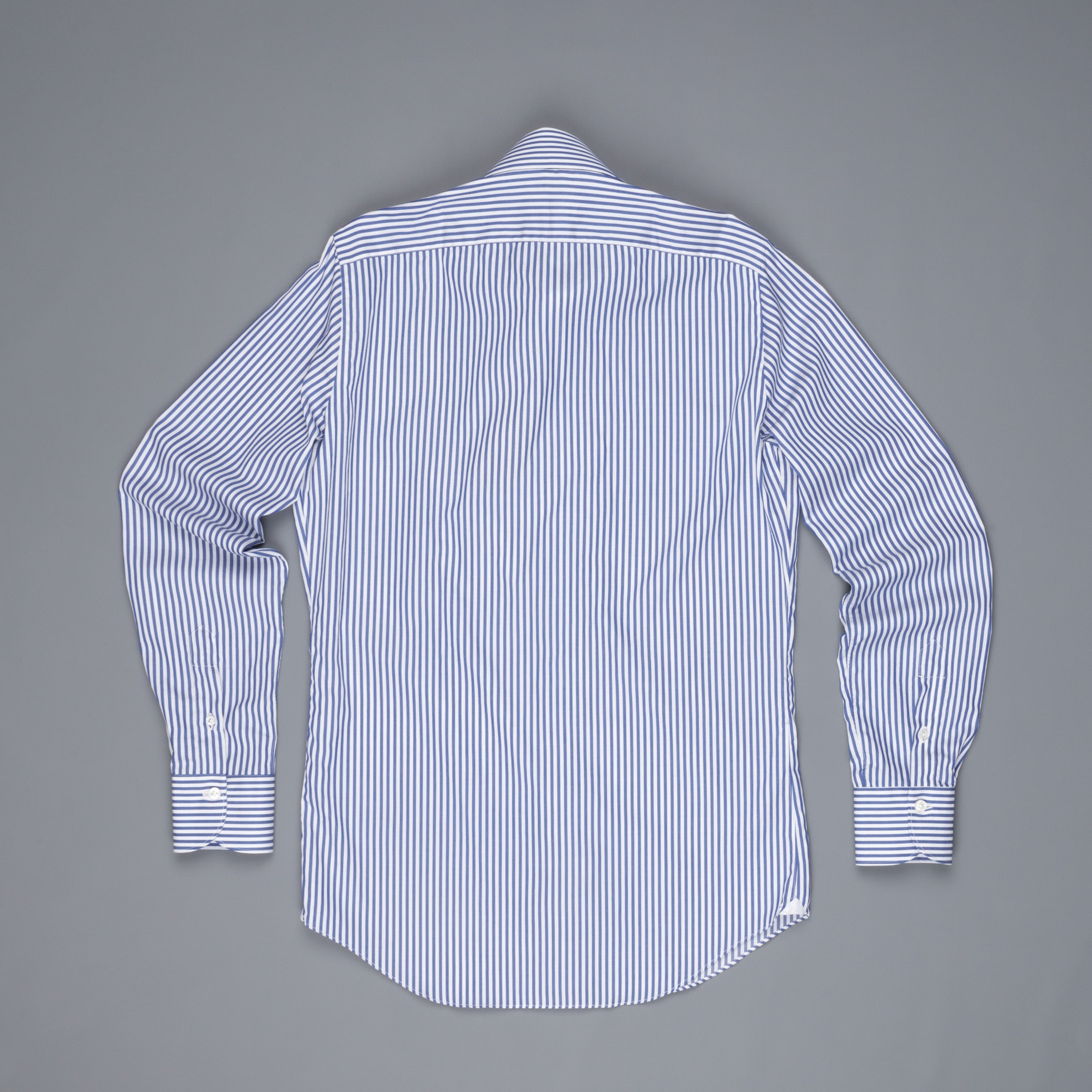 Finamore Milano collo Eduardo Bengal Stripe shirt blue