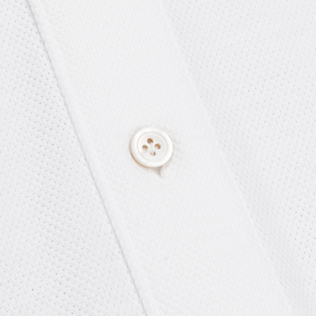 Finamore Toronto jersey piquet shirt white