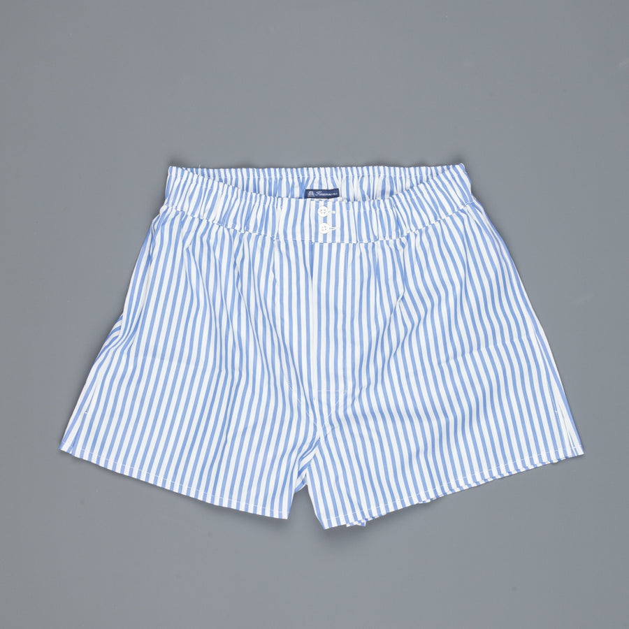 Finamore Boxer Bengal Stripe Alumo poplin