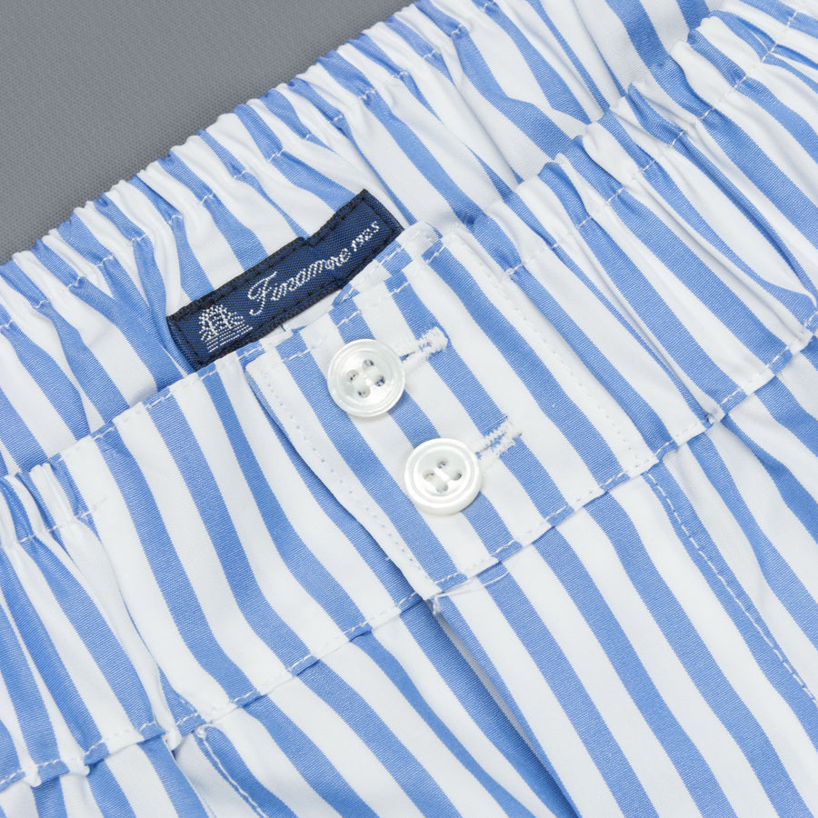 Finamore Boxer Bengal Stripe Alumo poplin
