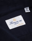 Finamore Esclusiva Milano shirt twill Eduardo collo navy