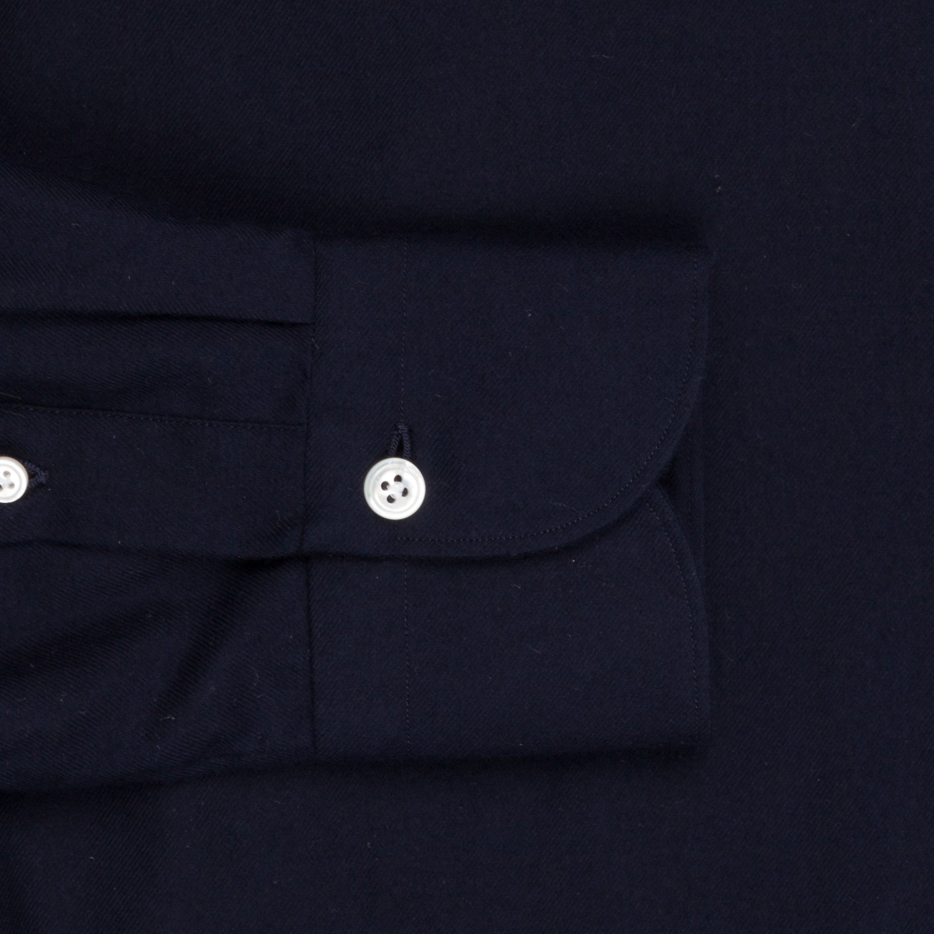 Finamore Esclusiva Milano shirt twill Eduardo collo navy