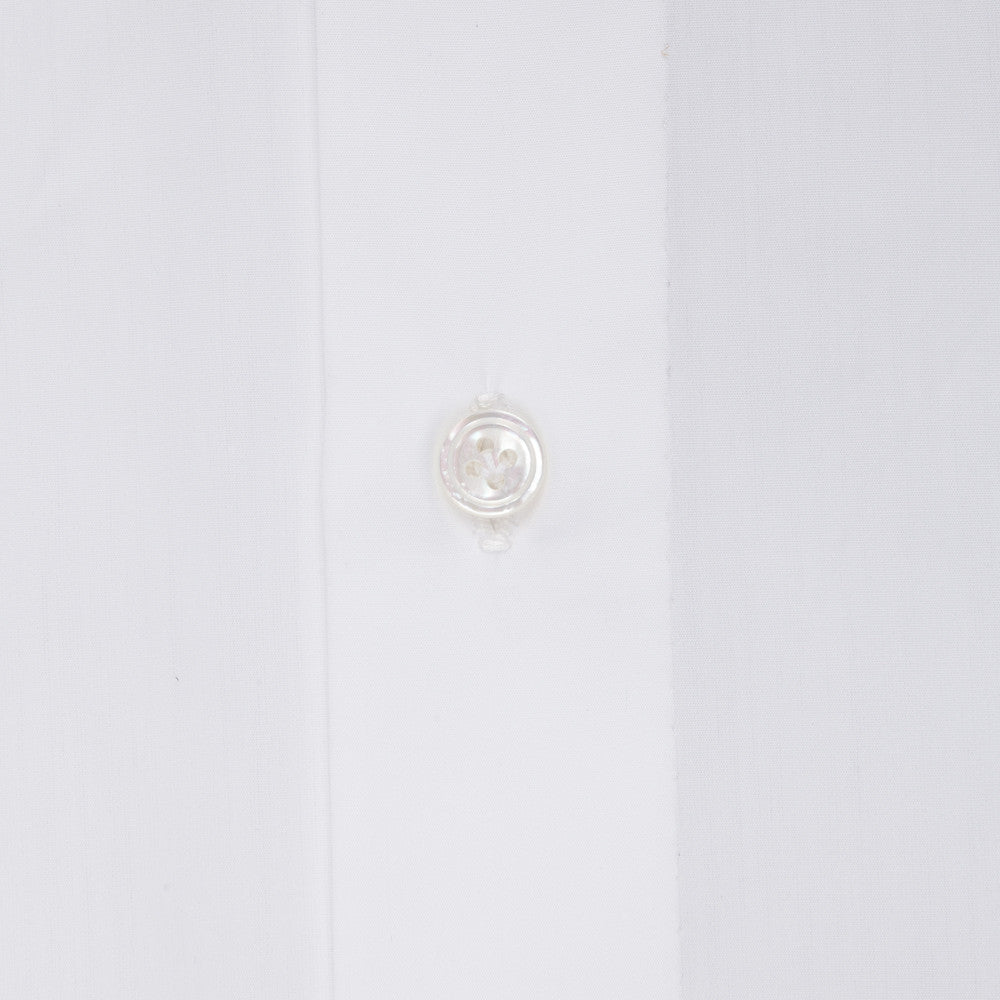 Finamore Milano Esclusiva shirt white poplin eduardo collar