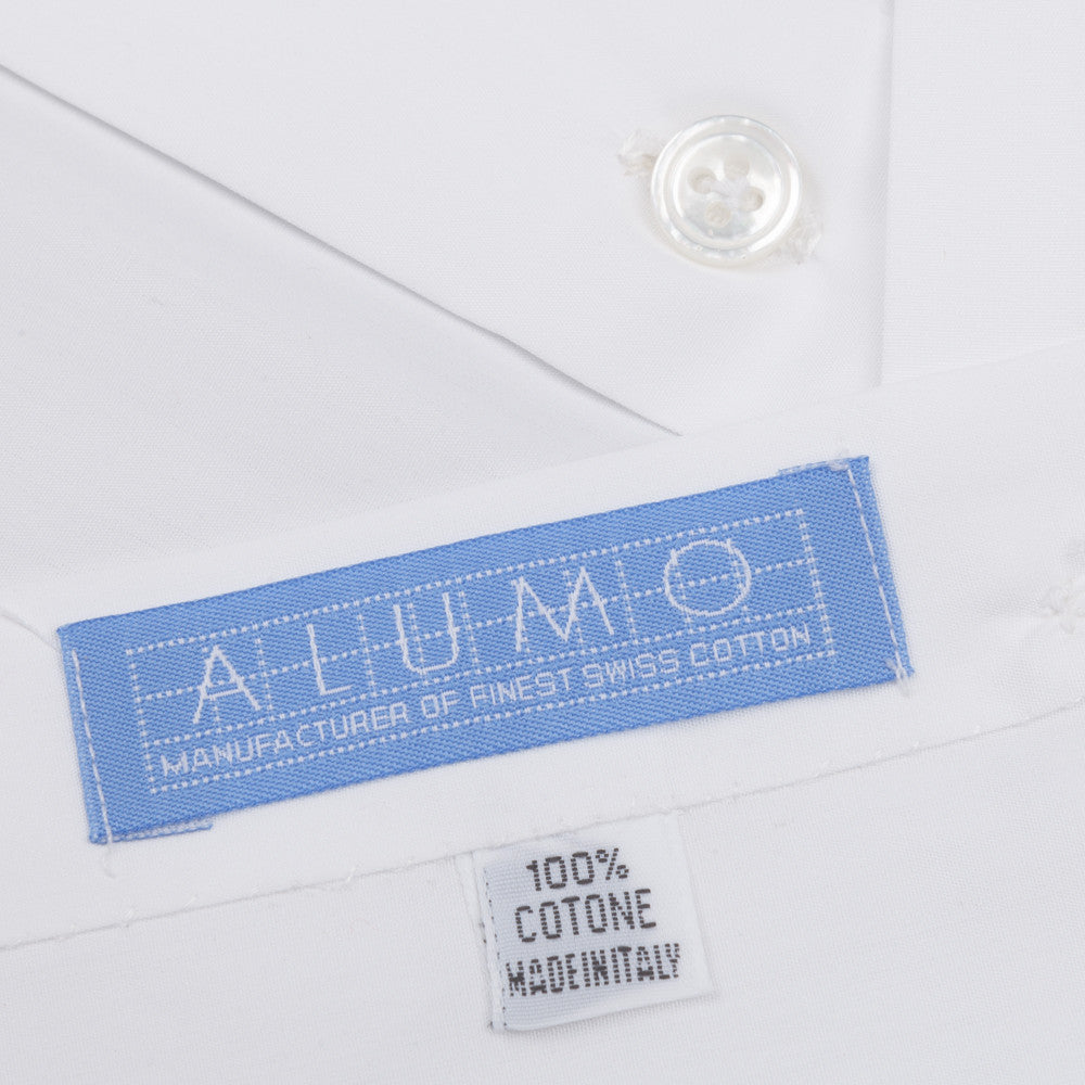Finamore Milano Esclusiva shirt white poplin eduardo collar
