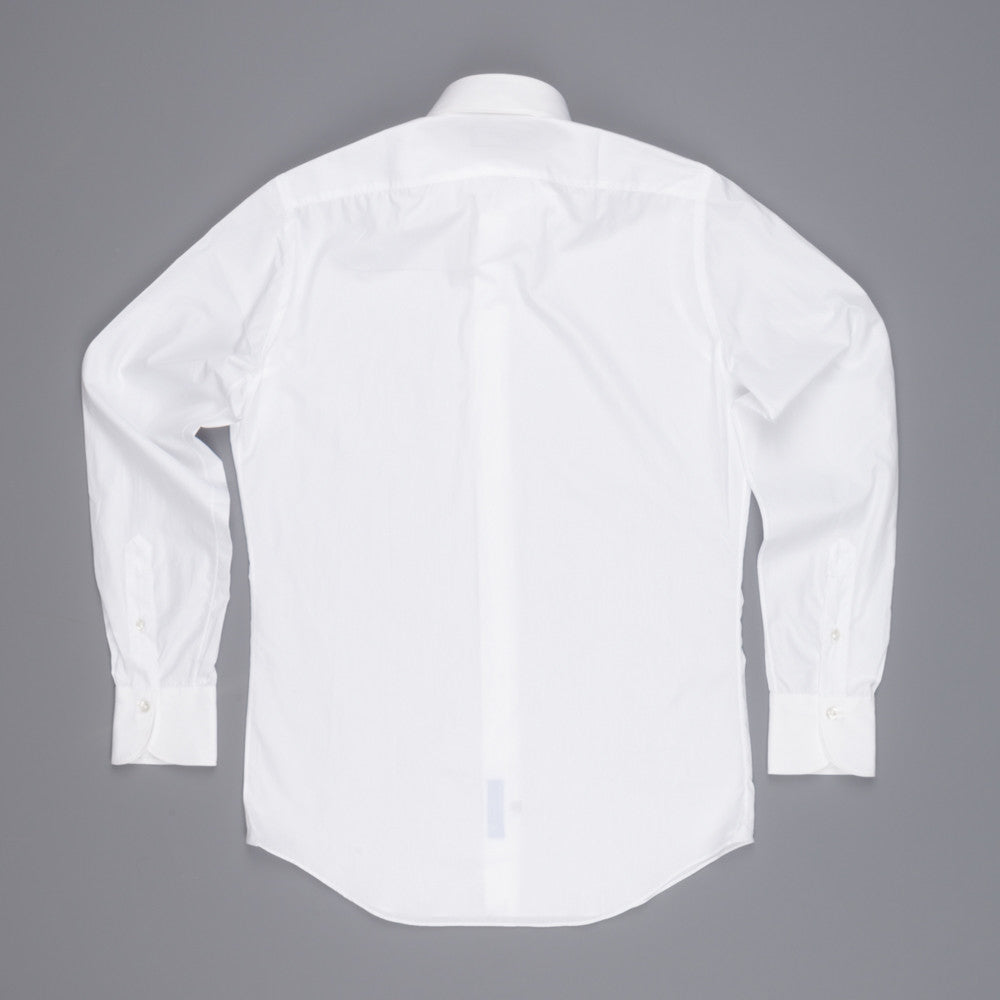 Finamore Milano Esclusiva shirt white poplin eduardo collar