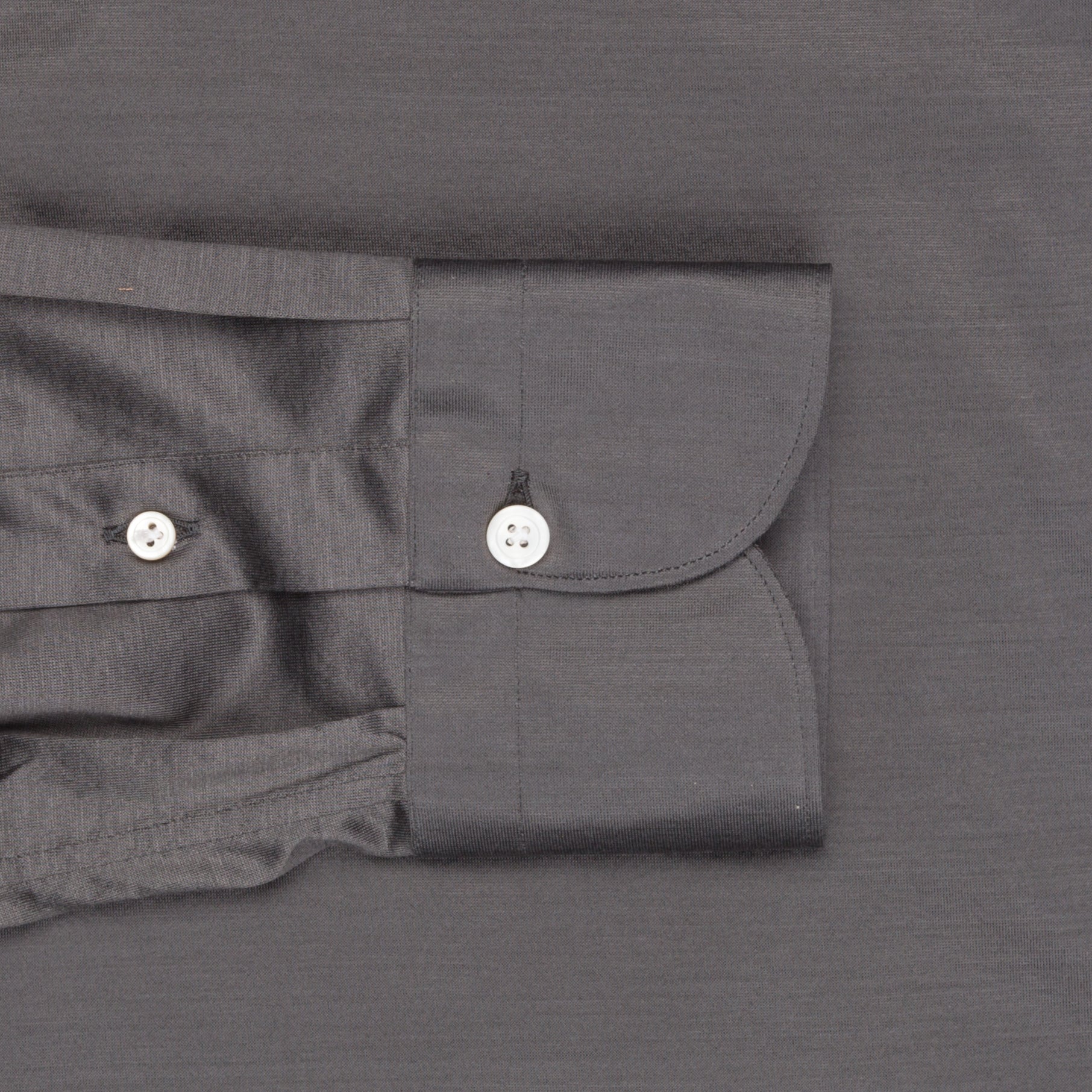 Finamore Ottawa Shirt Achille Collar jersey grey