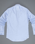 Finamore Milano shirt Eduardo collar fine oxford blue