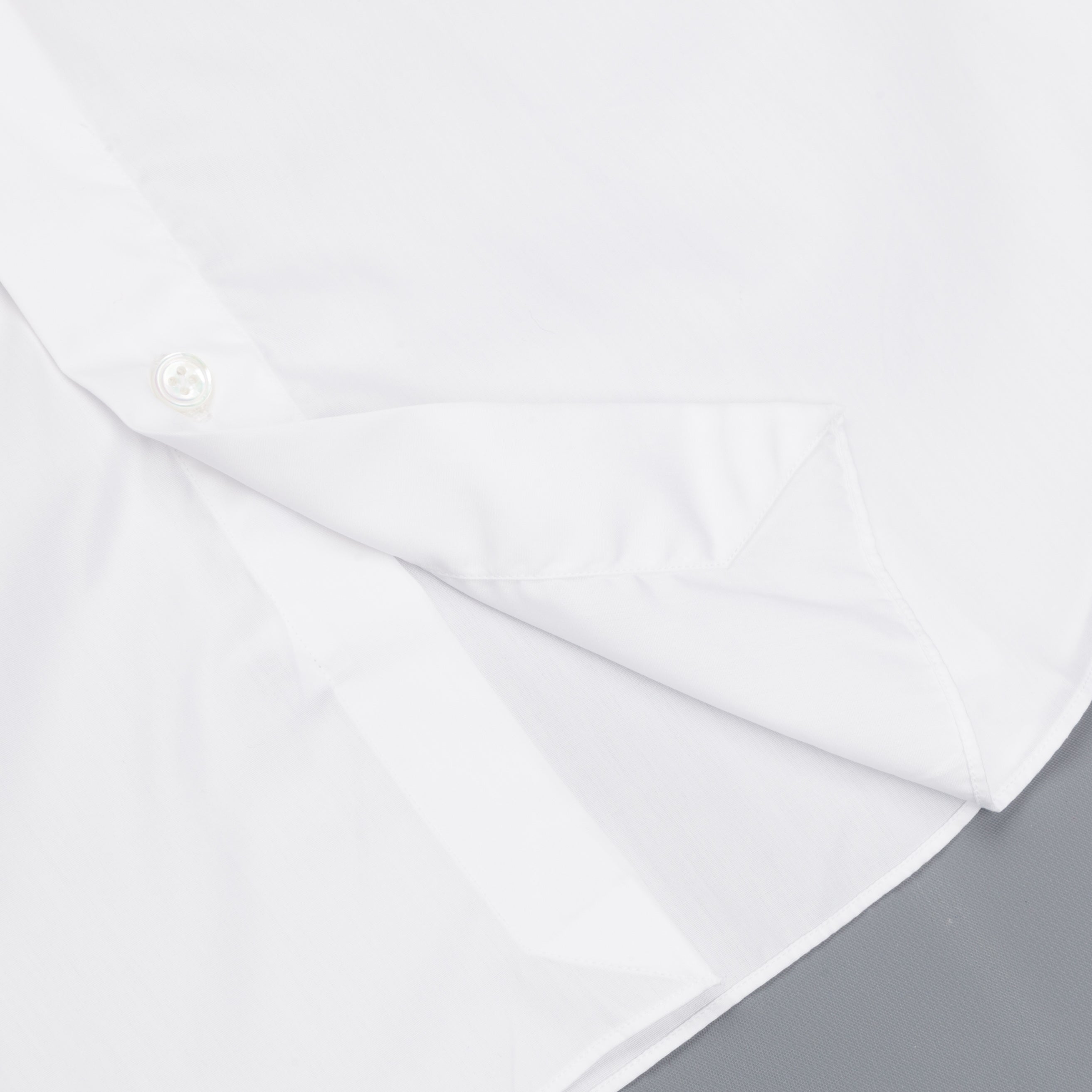 Finamore Napoli Shirt Collar Eduardo White Alumo Voyage poplin