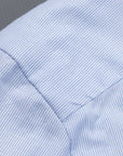 Finamore Napoli shirt Eduardo collar navy blue hairline