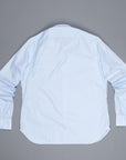 Finamore Napoli Shirt Collar Eduardo Blue Alumo Voyage poplin
