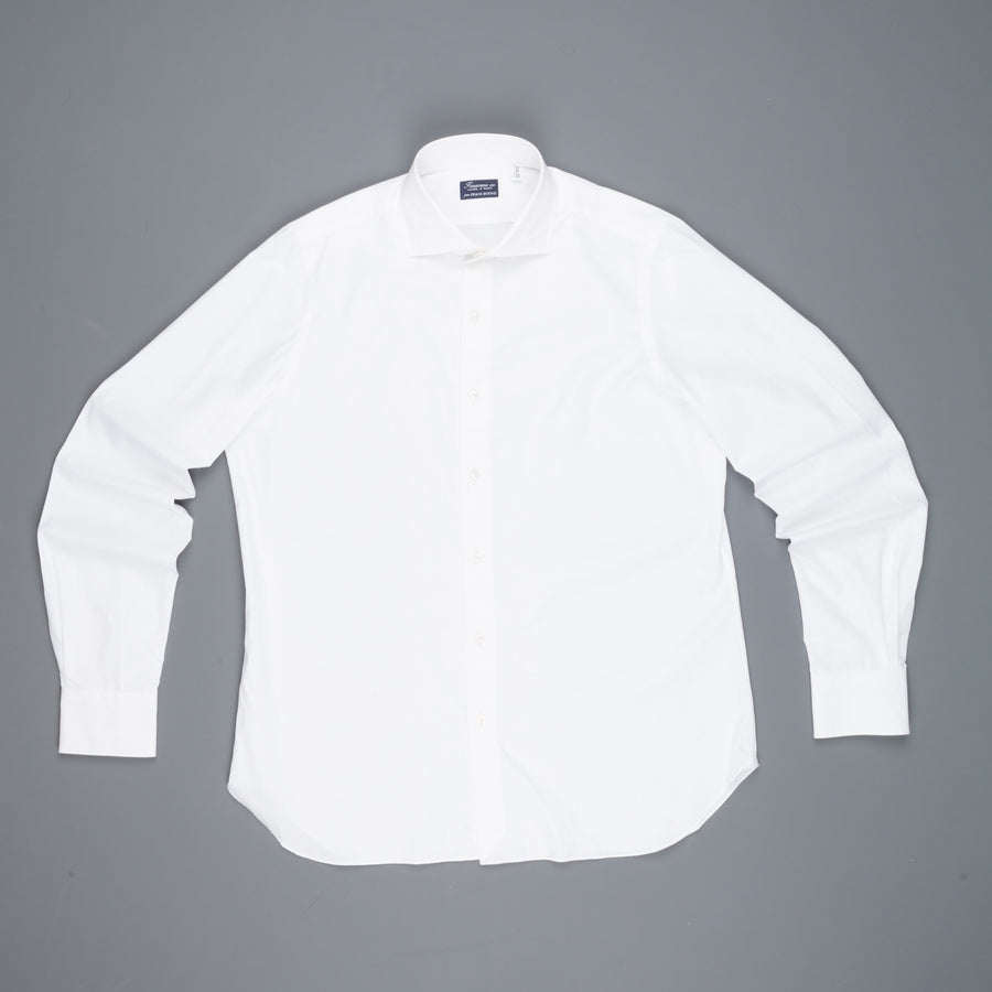 Finamore Napoli Shirt Soft Collar Eduardo White