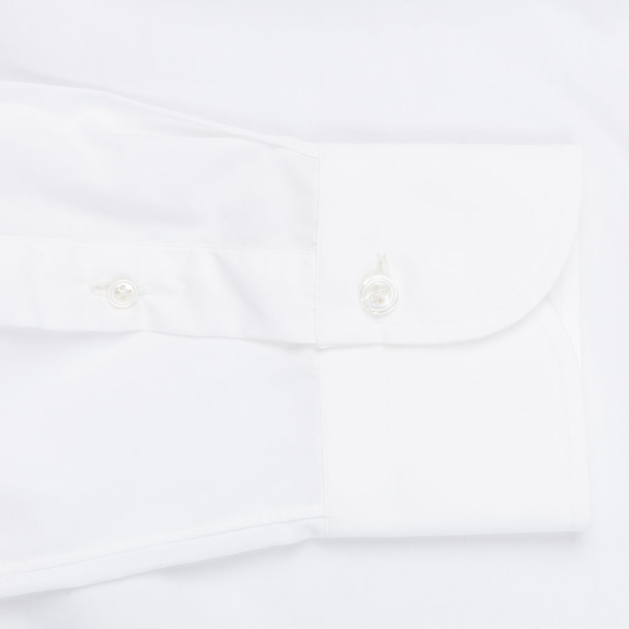 Finamore Napoli Shirt Soft Collar Eduardo White