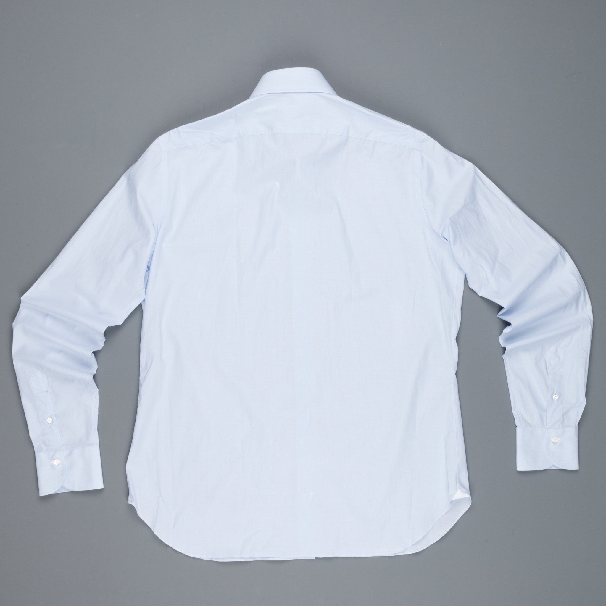 Finamore Napoli shirt Eduardo collar Light blue hairline