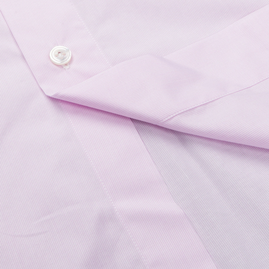 Finamore Napoli shirt pink hairline Collo Eduardo