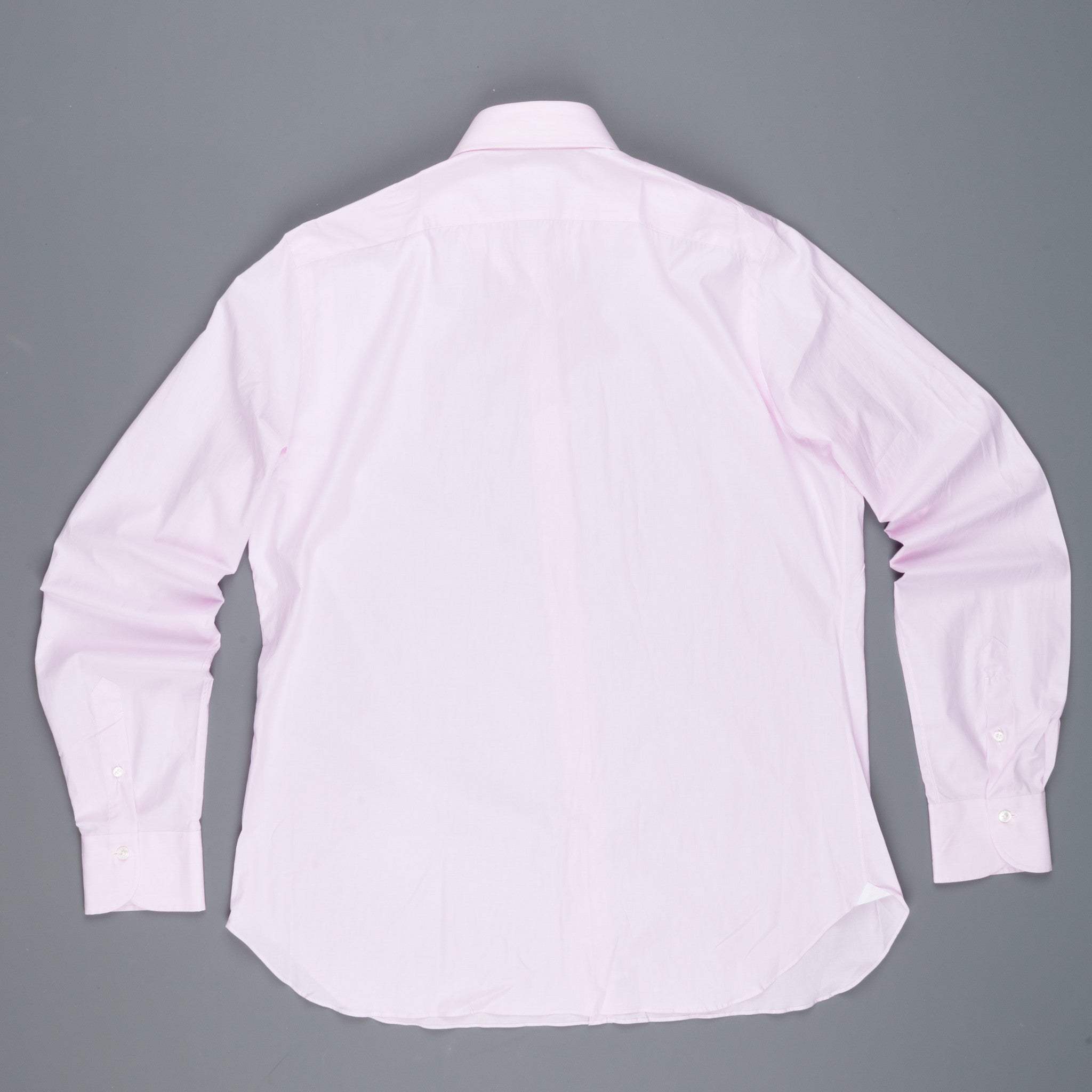 Finamore Napoli shirt pink hairline Collo Eduardo