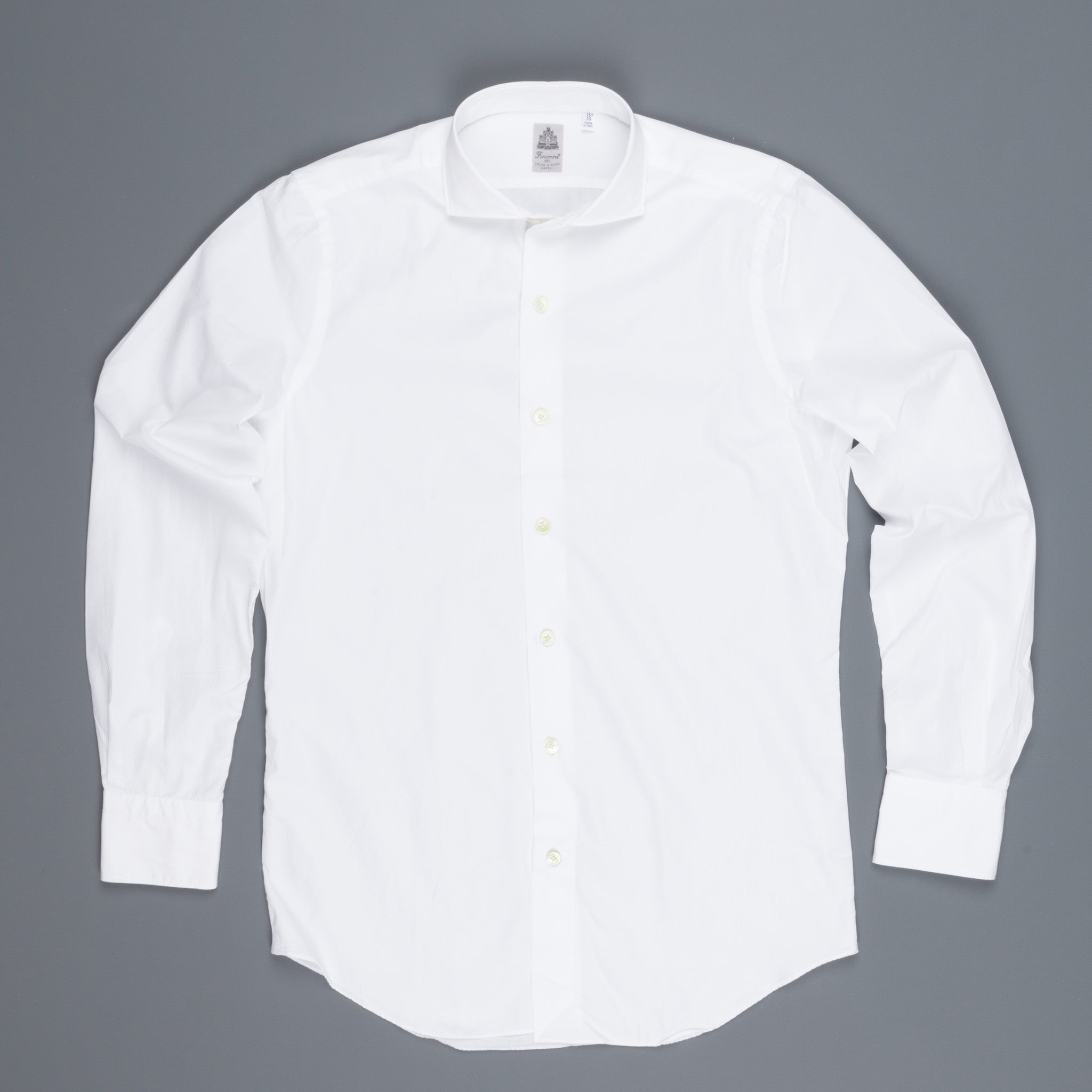 Finamore Seattle Shirt White alumo poplin