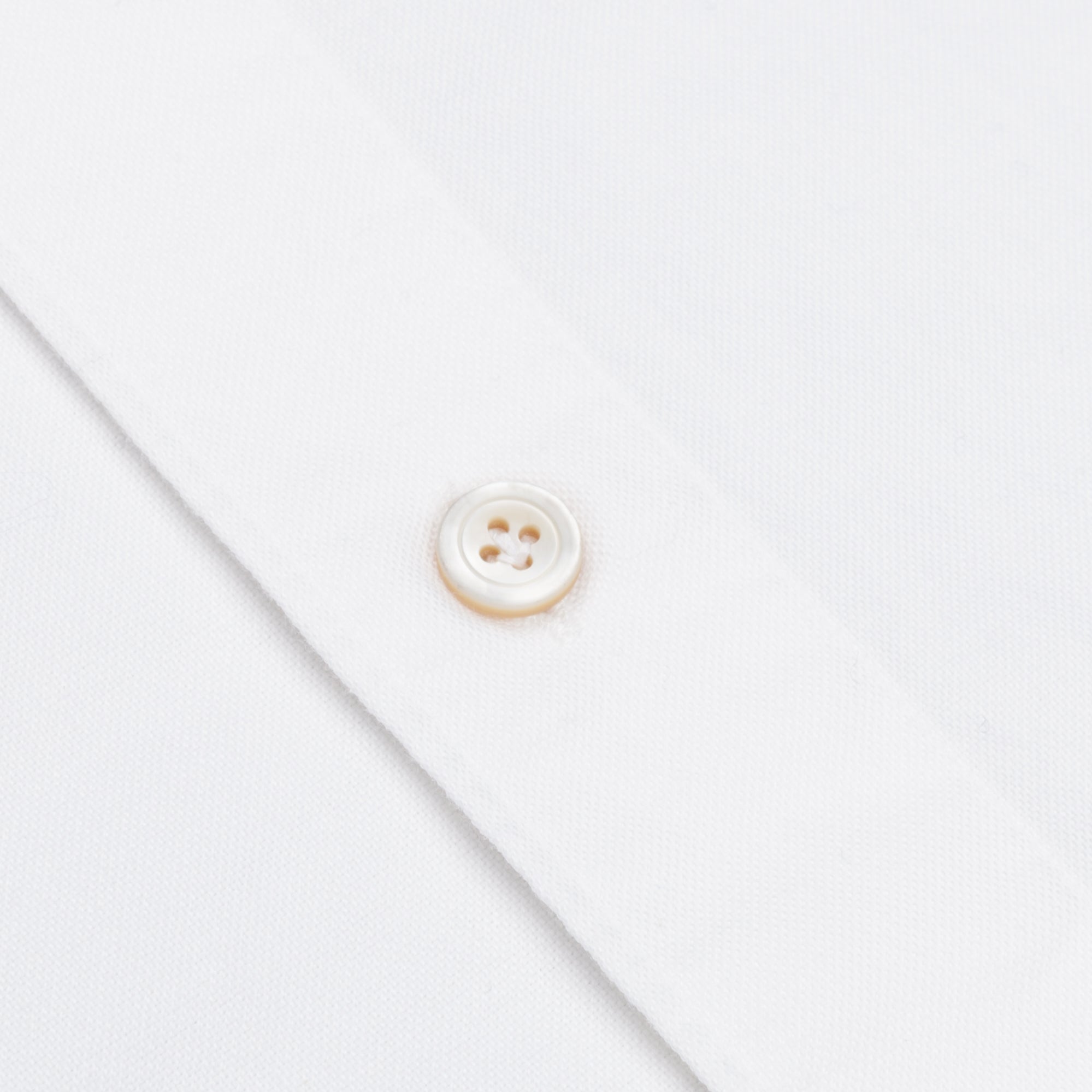 Finamore Gaeta shirt Sergio collar brushed oxford white