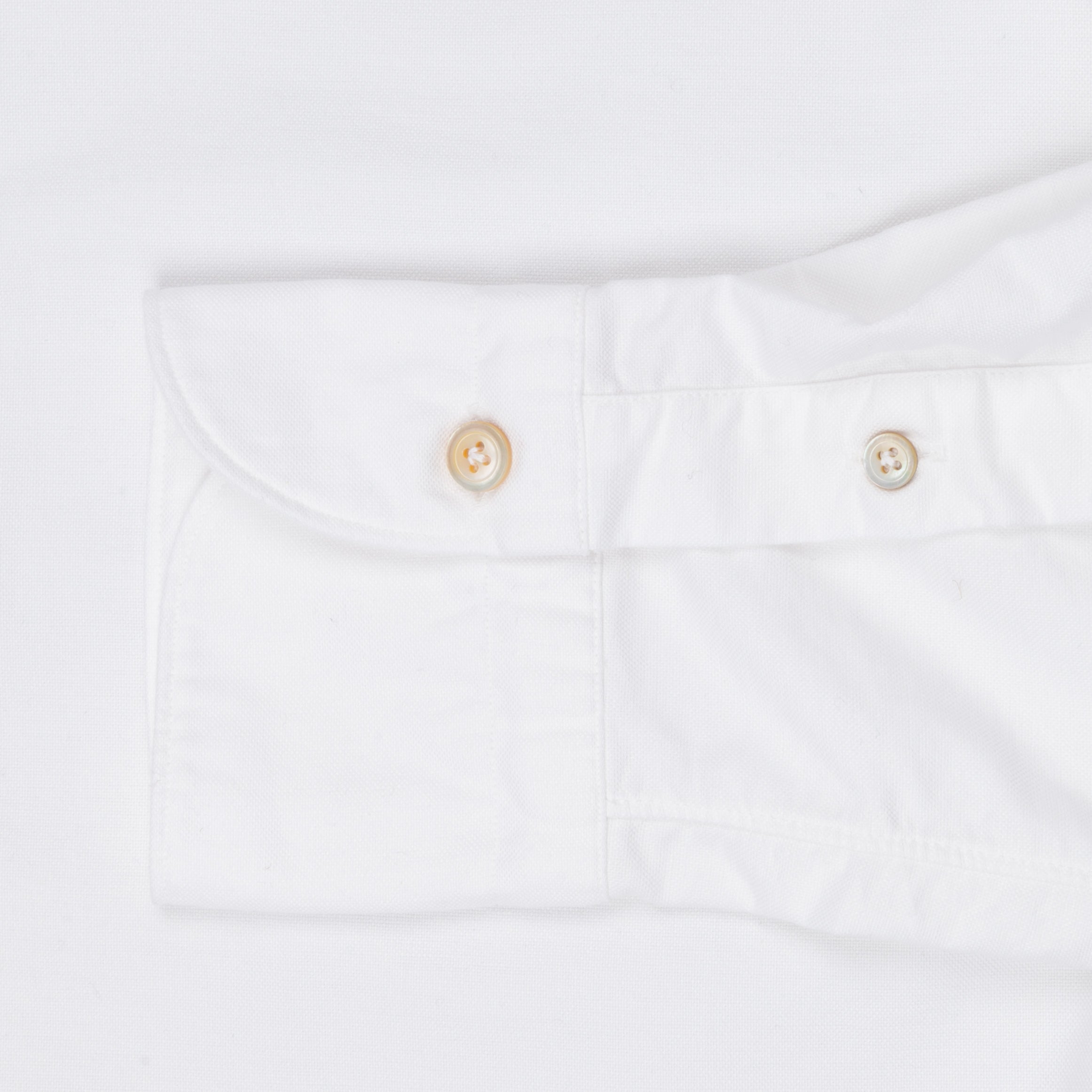 Finamore Gaeta shirt Sergio collar brushed oxford white