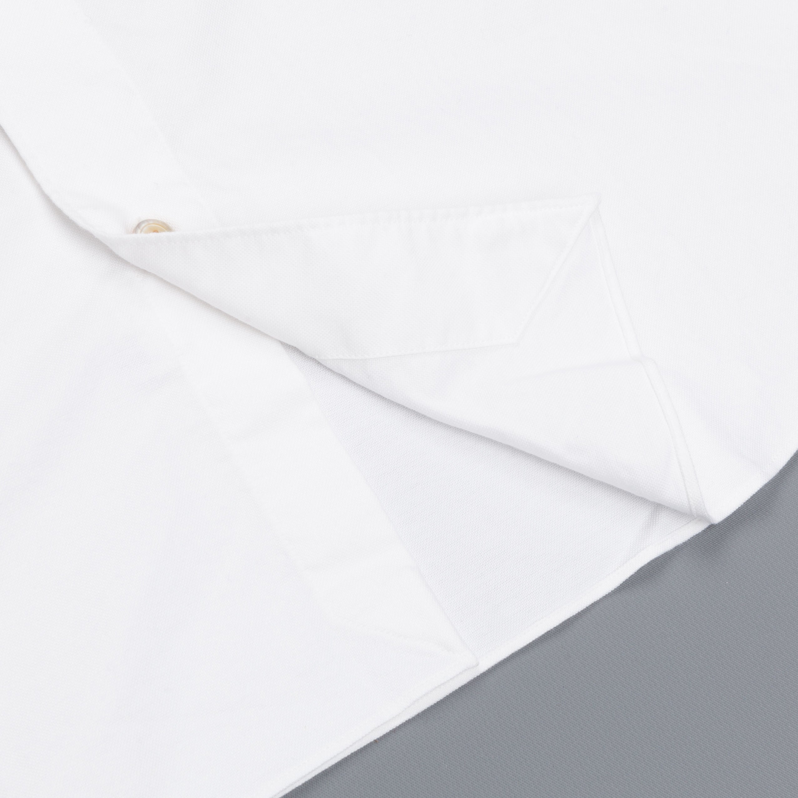 Finamore Gaeta shirt Sergio collar brushed oxford white