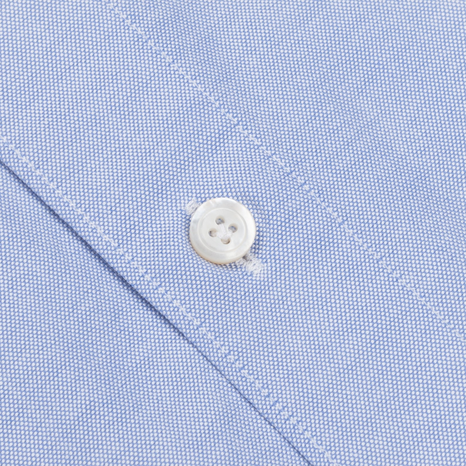 Finamore Tokyo Shirt Sergio Collar Fine Oxford Midblue
