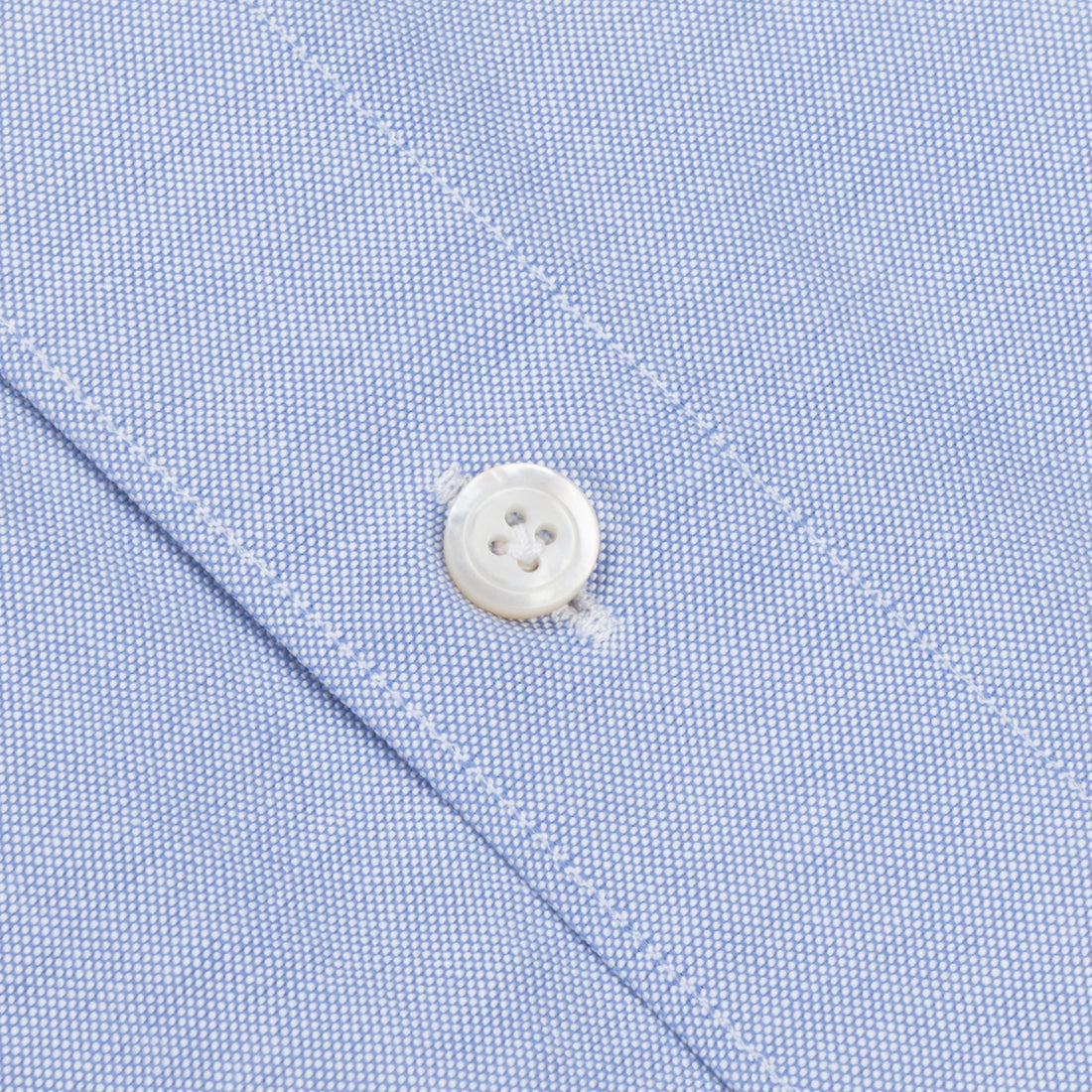 Finamore Tokyo Shirt Sergio Collar Fine Oxford Midblue