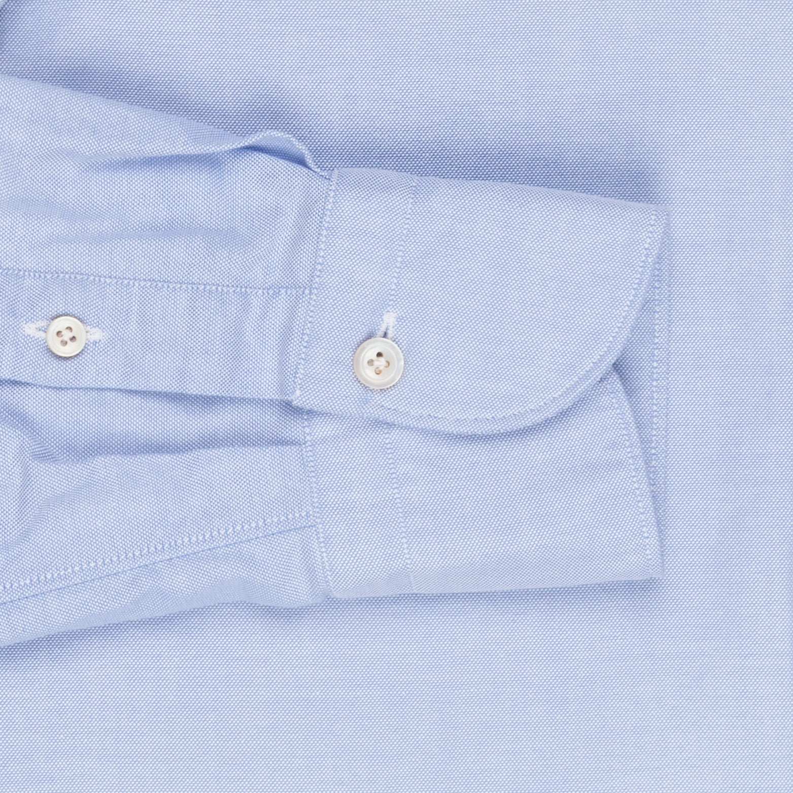 Finamore Tokyo Shirt Sergio Collar Fine Oxford Midblue
