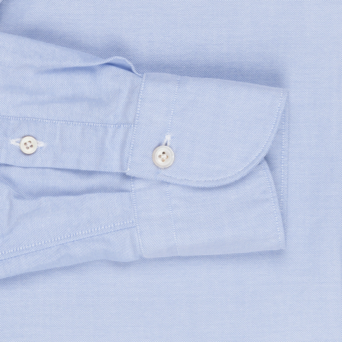 Finamore Tokyo Shirt Sergio Collar Fine Oxford Midblue