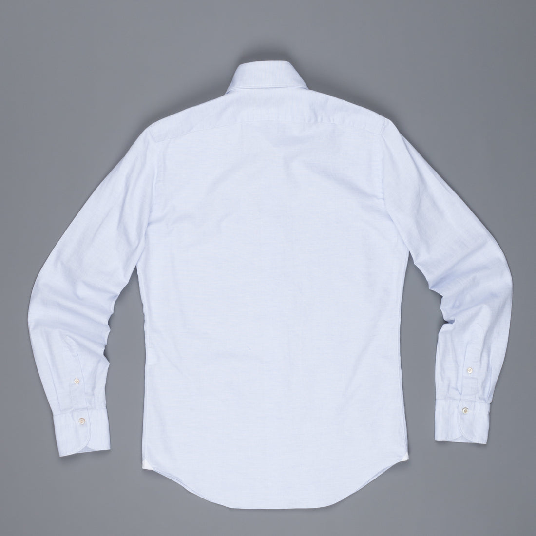 Finamore Tokyo Shirt Sergio Collar Loose Weave Blue