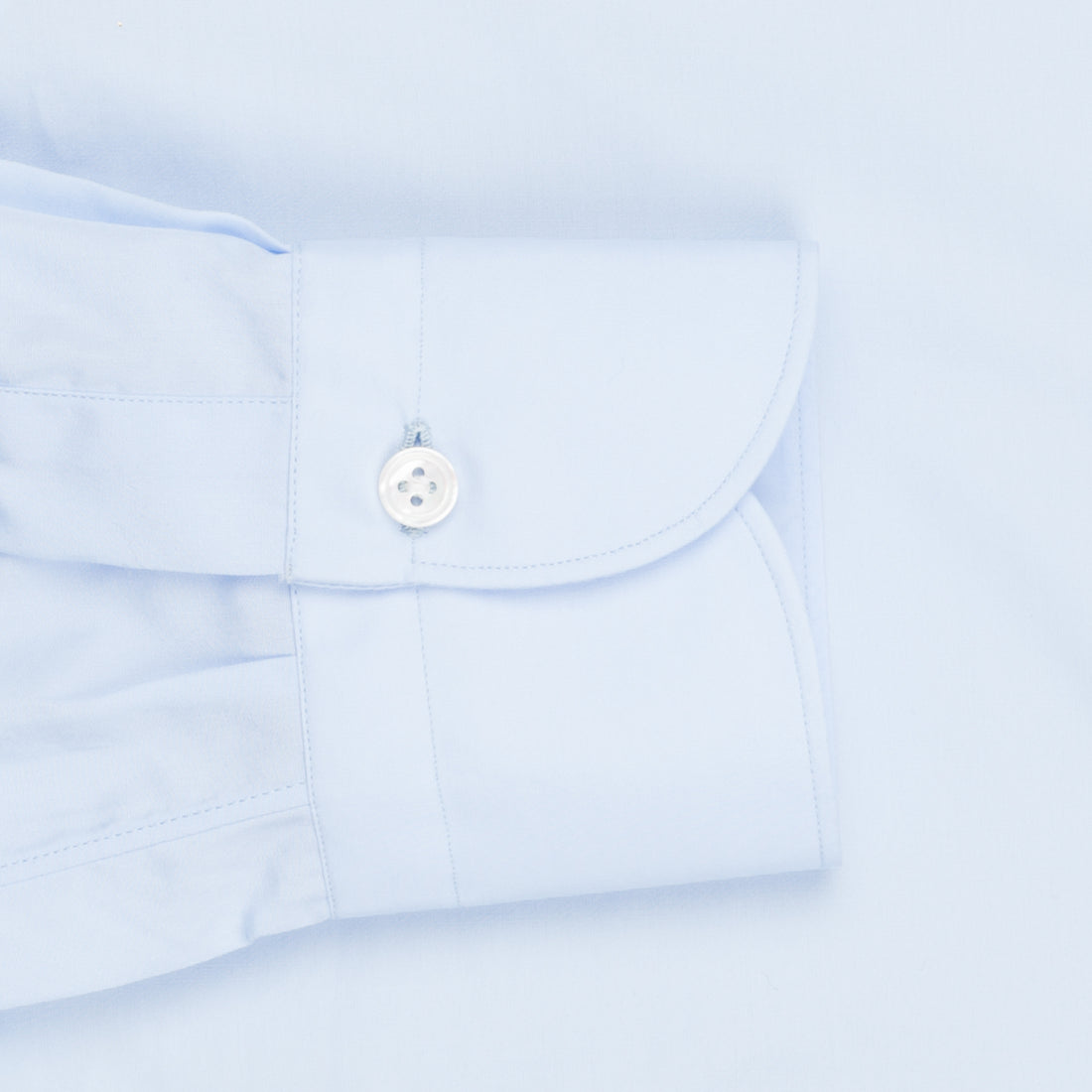 Finamore 'Traveller' shirt Milano fit Collar Eduardo Alumo Blue poplin