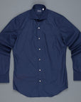 Finamore Milano Shirt Soft Collar Eduardo Navy