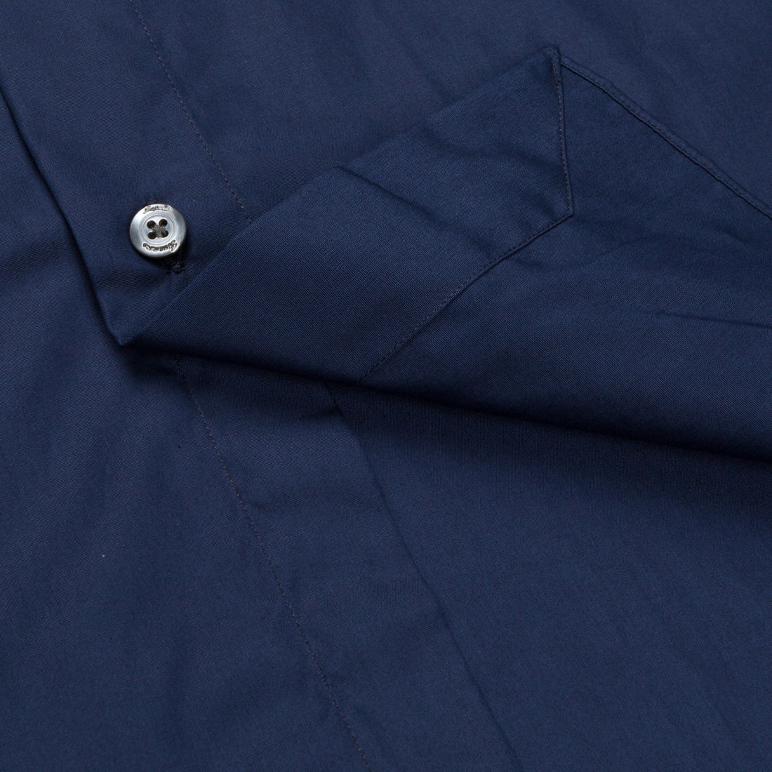 Finamore Napoli Shirt Soft Collar Eduardo Navy