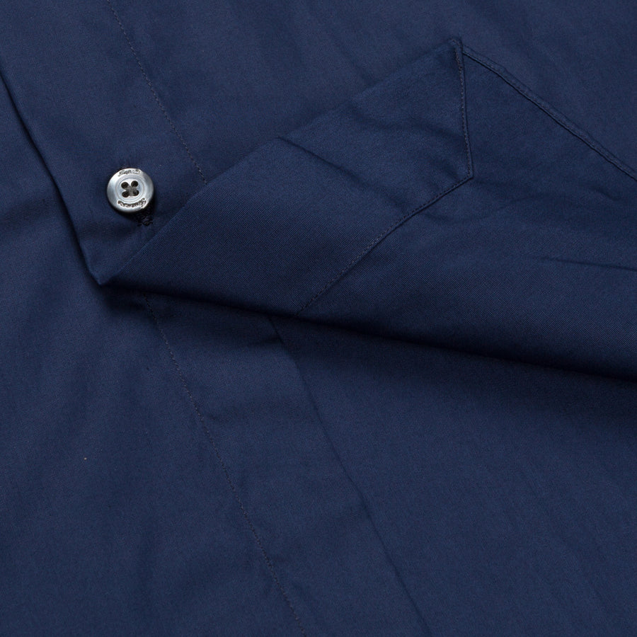 Finamore Napoli Shirt Soft Collar Eduardo Navy