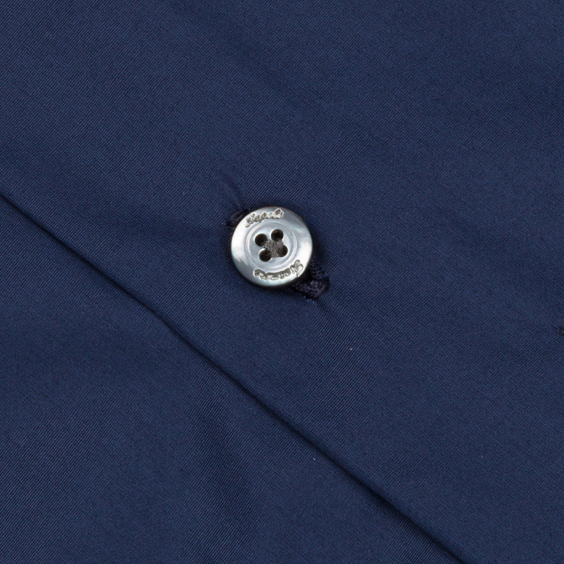Finamore Napoli Shirt Soft Collar Eduardo Navy
