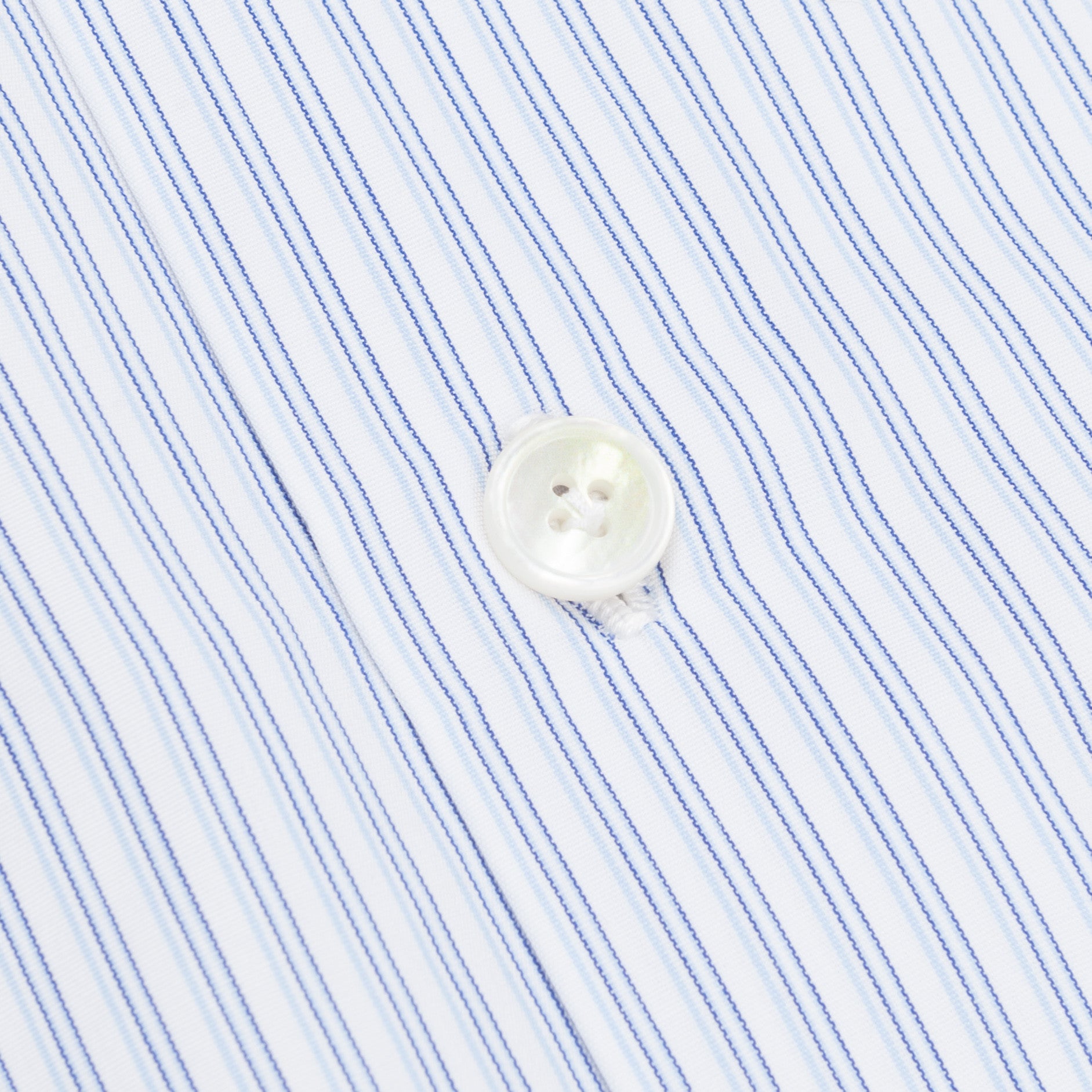 Finamore Seattle shirt blue cielo vintage stripes